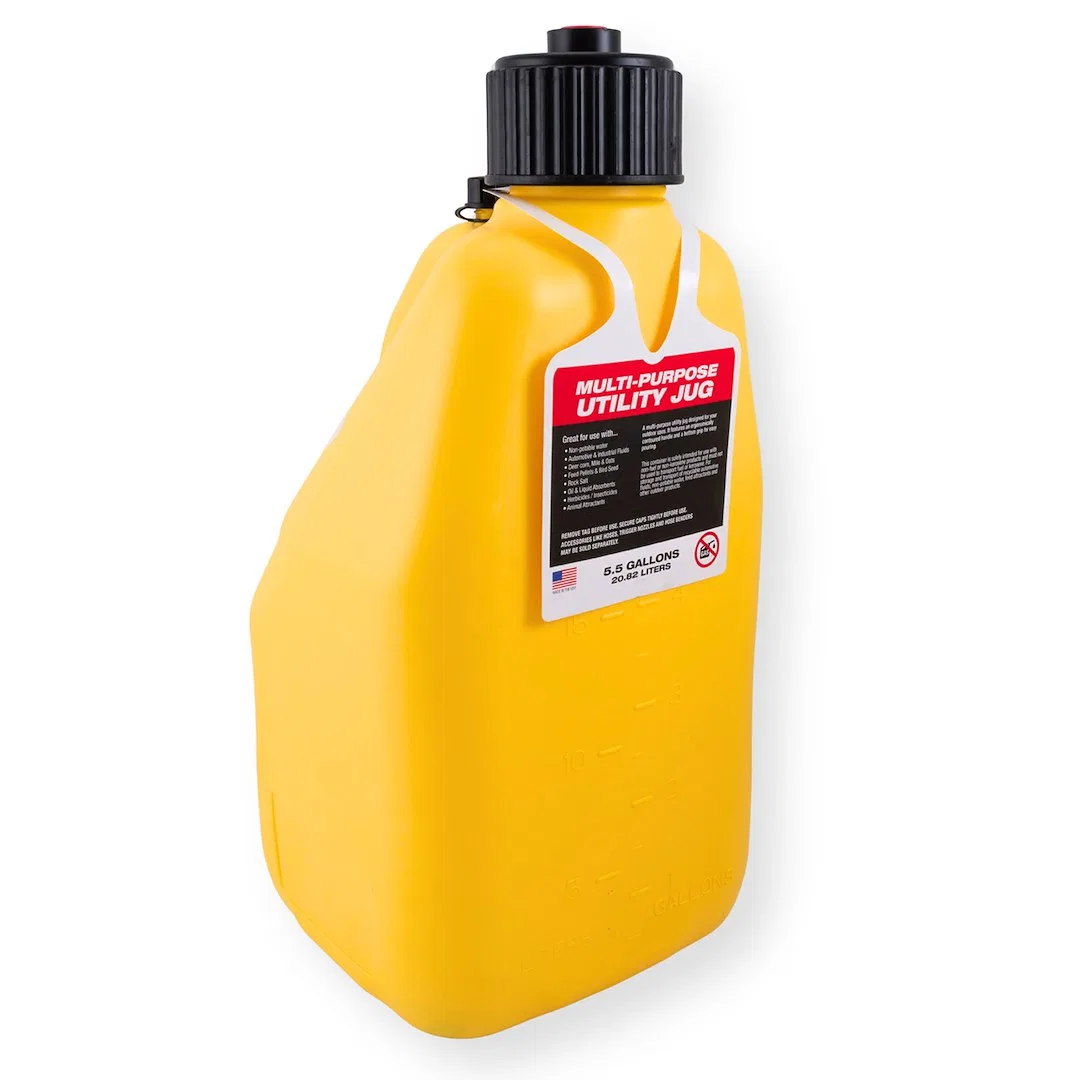 8833 – SPEEDFX Liquid Storage Container, Yellow 5 Gallon Capacity Plastic With Filler Hose and Cap - view 3